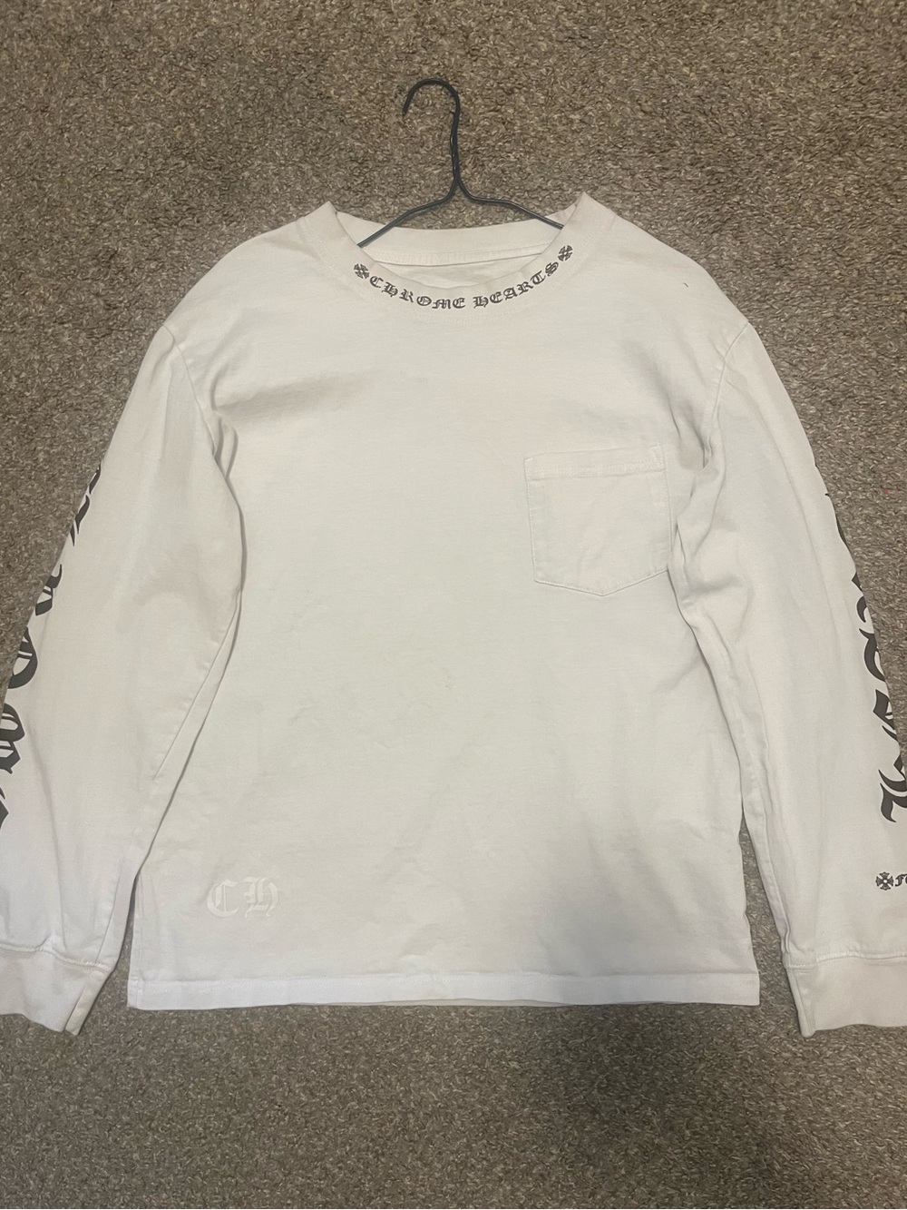 Chrome Hearts Pocket Long sleeve Shirt